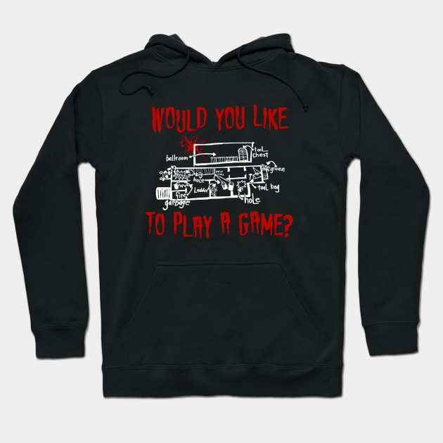 Would you like to play a game? Hoodie by NinthStreetShirts